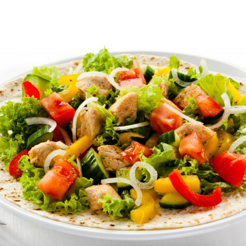 墨西哥雞肉沙拉捲餅_360